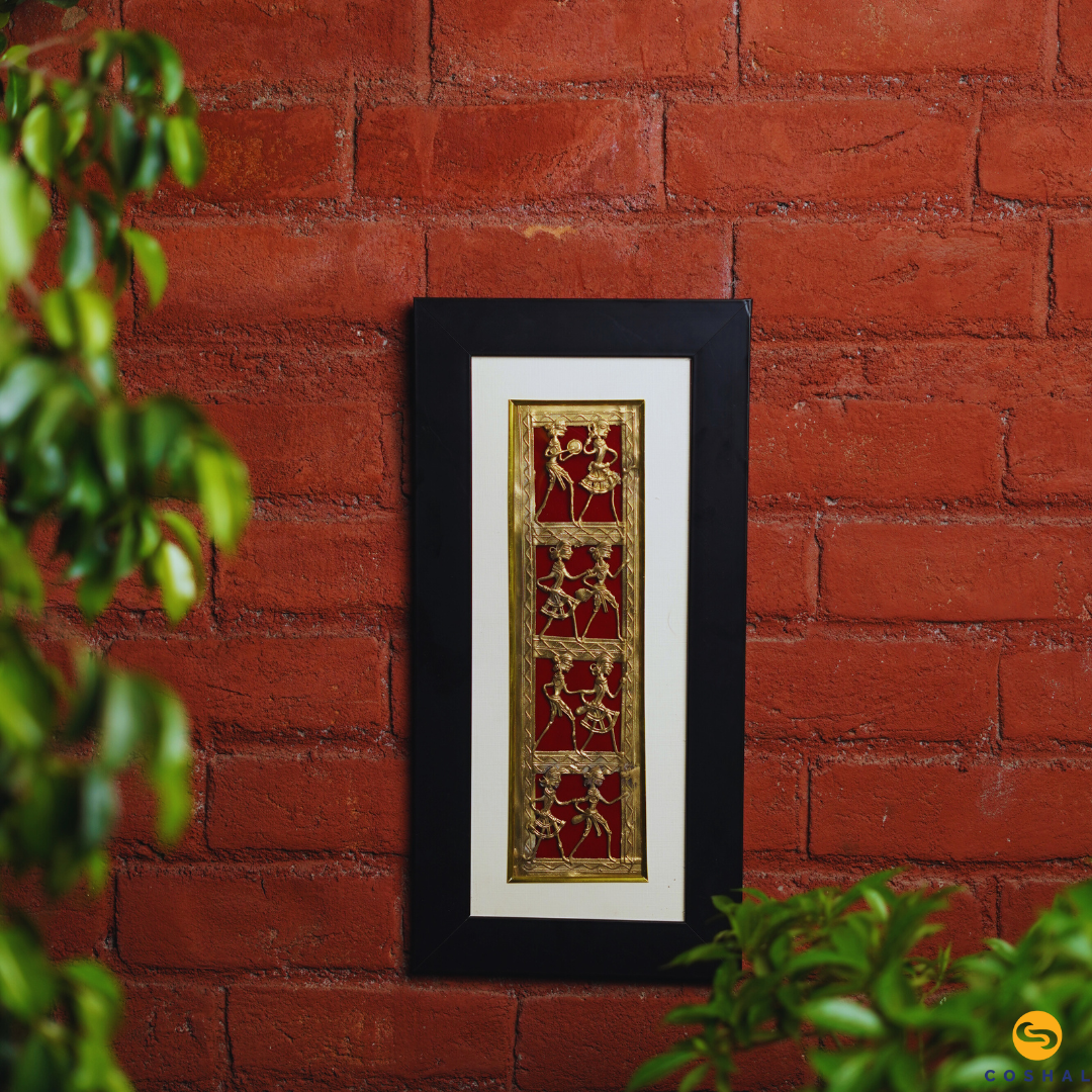 Brass Art Dhokra Wall Frame | Dokra art | Home and Wall Decor | Coshal | CD46 2