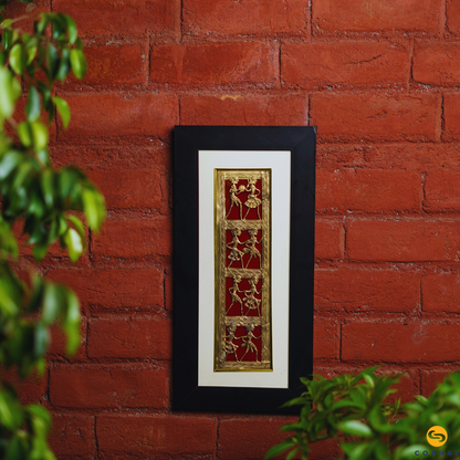 Brass Art Dhokra Wall Frame | Dokra art | Home and Wall Decor | Coshal | CD46 2