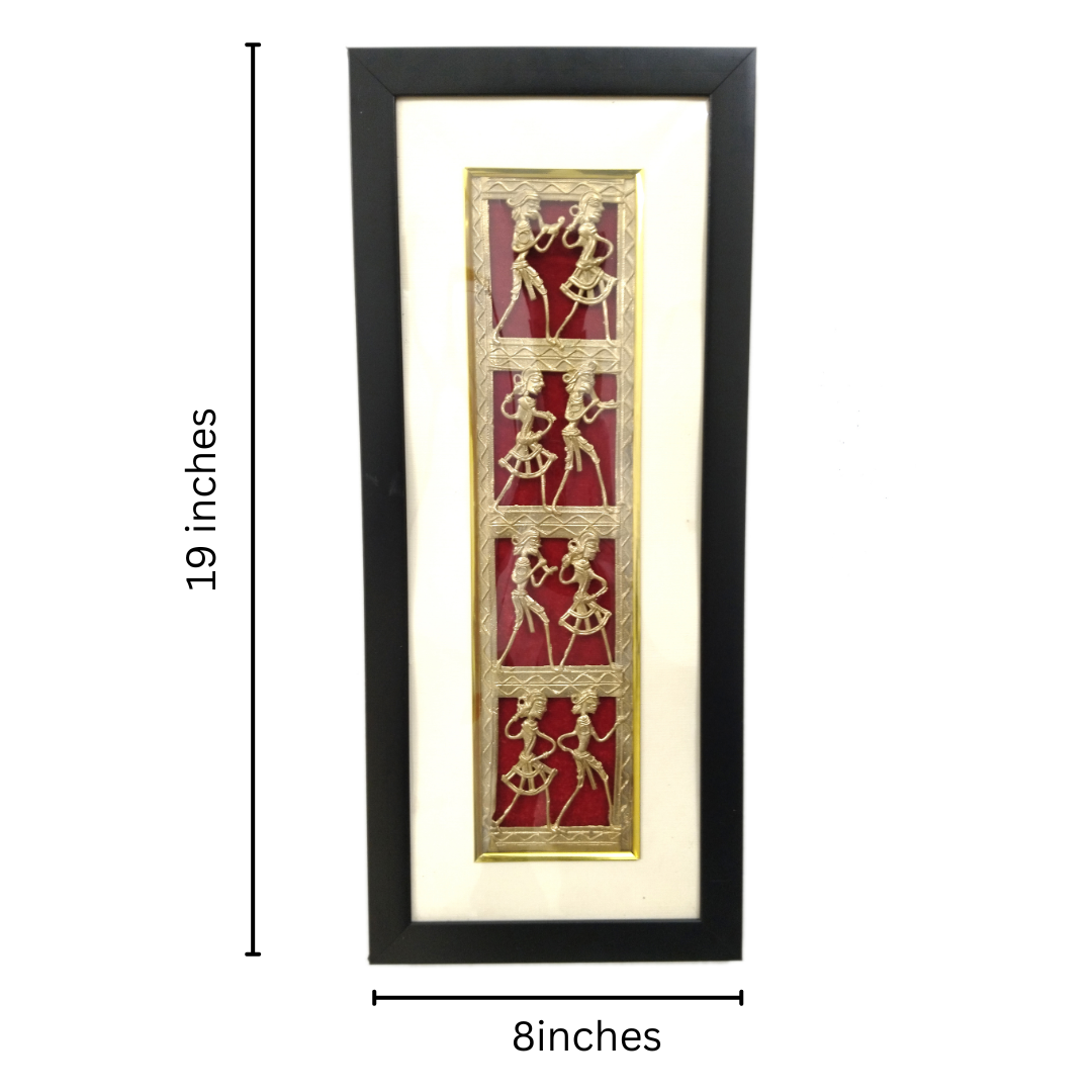 Brass Art Dhokra Wall Frame | Dokra art | Home and Wall Decor | Coshal | CD46 4
