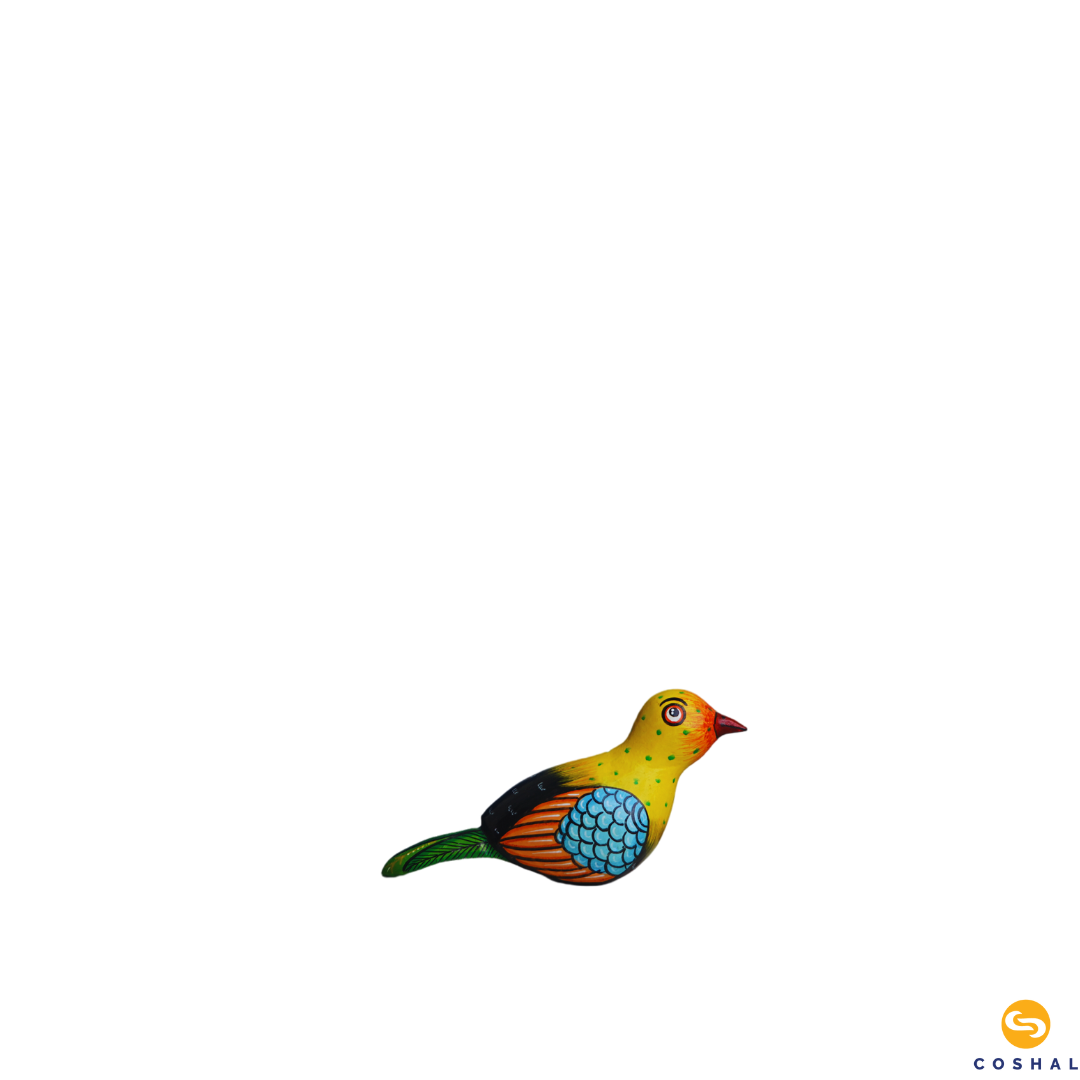 Charming Sitting bird | Traditional Odisha Pattachitra Art | Best for table decor | Coshal | OD55 5