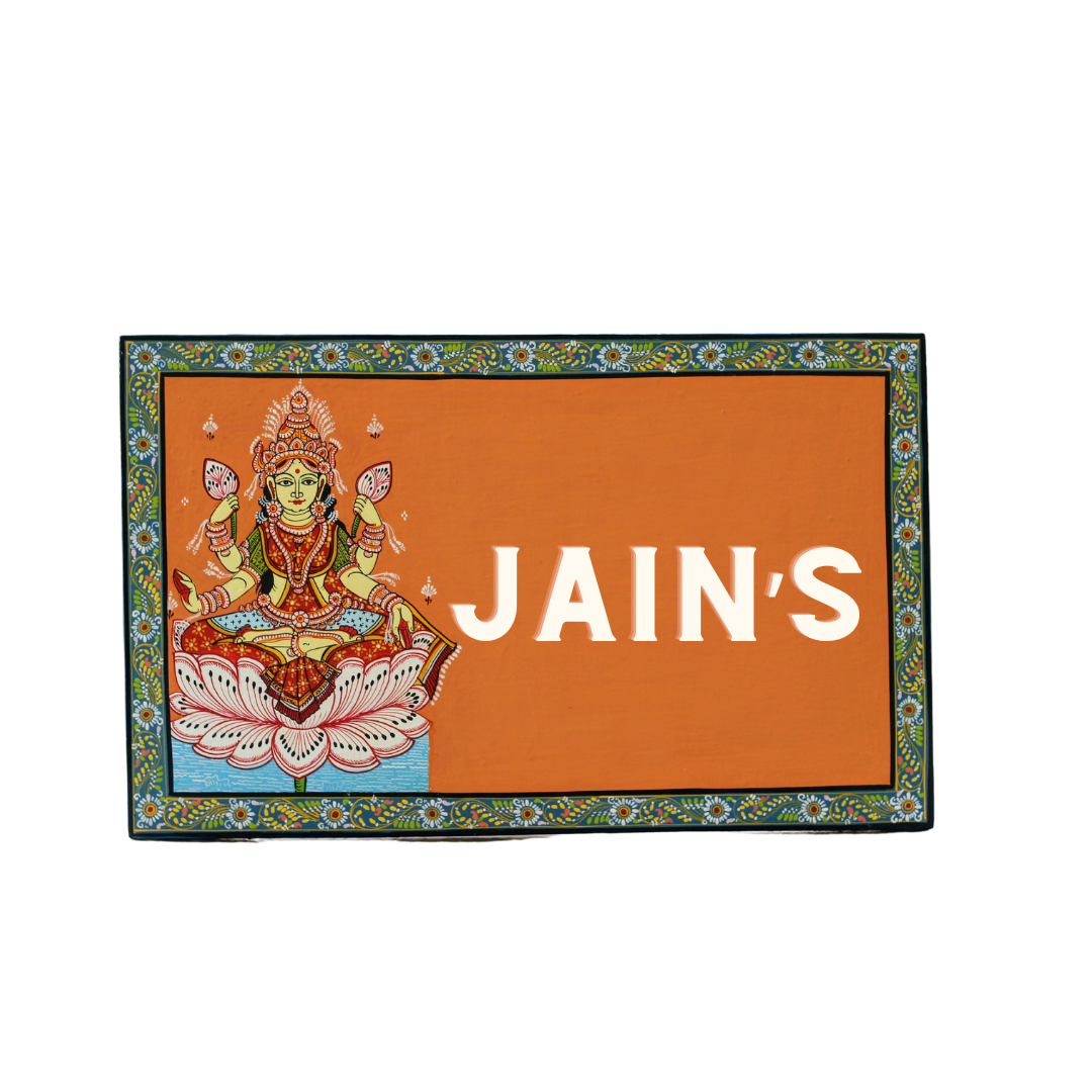 Customized Pattachitra Godess Maa Lakshmi Name plates | Nameplates for Home and Office | NM07 2