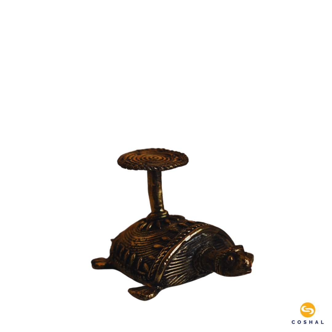 Handmade Brass Tortoise Insence Stick Holder | Table Decor | Coshal | CD80 2