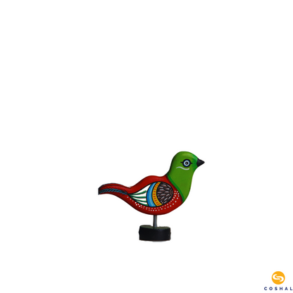 Standing Bird With Stand | Pattachitra Art | Table Decor | Coshal | OD45 5