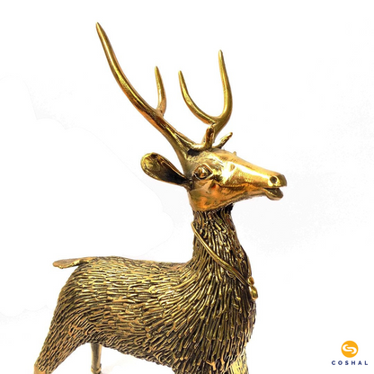 Deer pair | Tribal Handicraft | Home décor | Bastar Art | Coshal Art | Dhokra Art | ADH01004