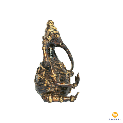Ganesh Statue | Dhokra Bastar Art | Best for Puja and home decor | Bastar Dhokra Art | Room Decor | Coshal | CD19 6