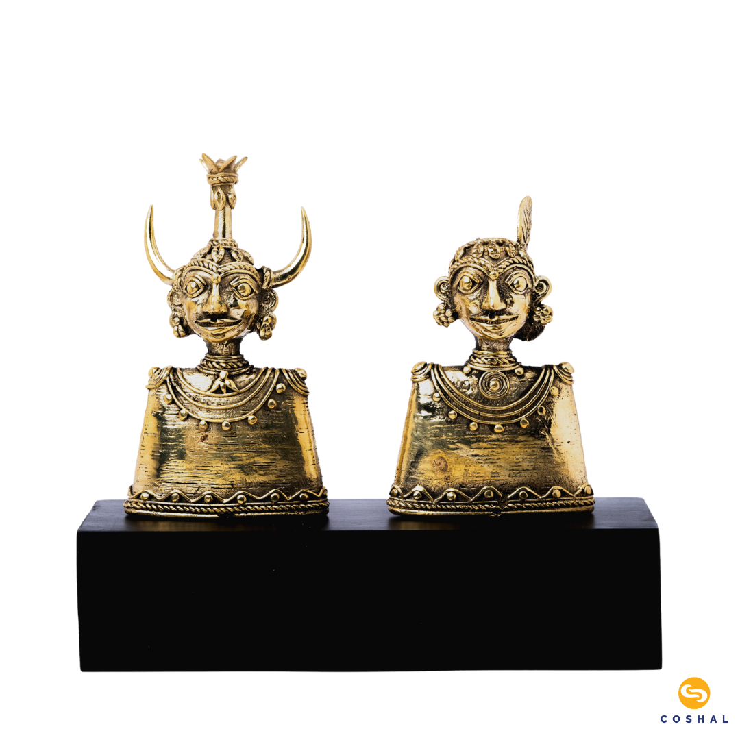 Madia Madin | Dhokra Brass Decor | Best for Table Tops |  Bastar Dhokra Art | Room Decor | Coshal | CD01 7