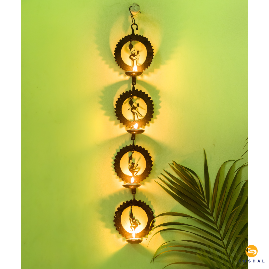 Wall Hangings For Living Room | Wrought Iron Decorative pieces | Joda Laman | Coshal | CI10 1