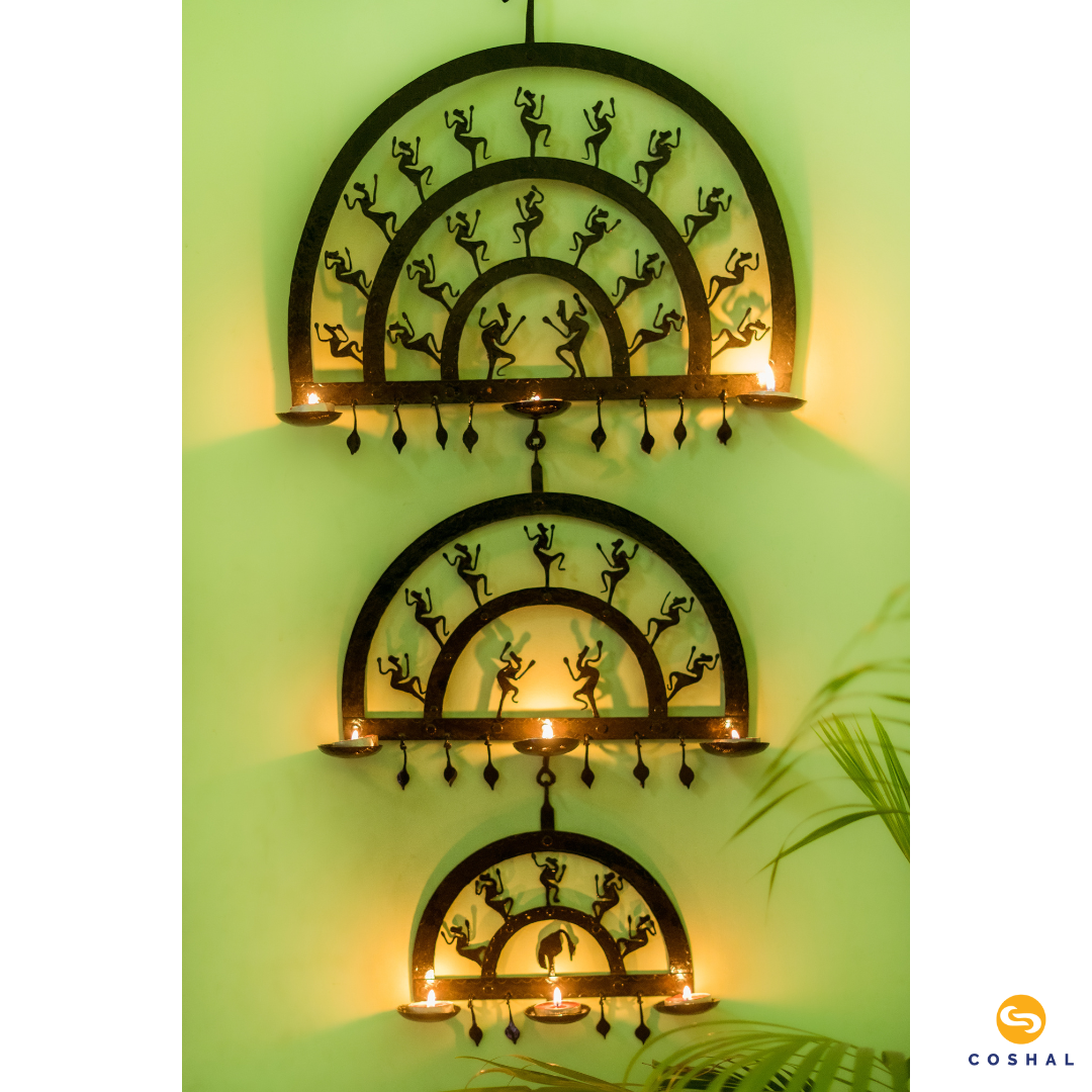 Buy Home Wall Decoration Items Online Dhokra Art Wall Decor Coshal buy-home-wall-decoration-items-online-dhokra-art-wall-decor-coshal